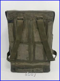 WWII Era US Army D-Day Rubberized Special Purpose Waterproof Pack Bag LG RARE