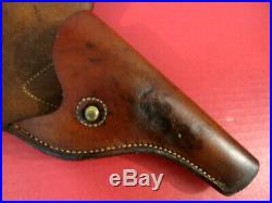 WWII Era US Army Flap Holster for 38 S&W Victory Revolver Original NICE #3