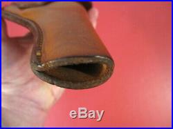 WWII Era US Army Flap Holster for 38 S&W Victory Revolver Original NICE #3