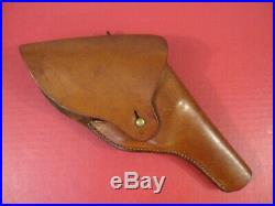 WWII Era US Army Flap Holster for 38 S&W Victory Revolver Original XLNT #4