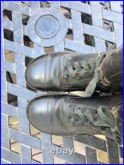 WWII Era US Army M1940 Cavalry Three Buckle Boots Dtd 1946, Size 7D NICE