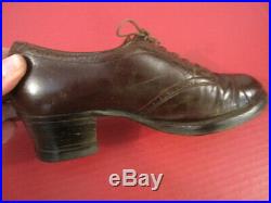 WWII Era US Army WAAC Women's Brown Leather Uniform Service Shoes Original