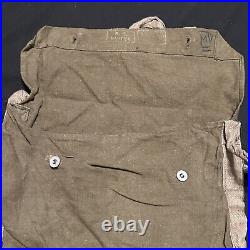 WWII French Army Haversack Sidebag Linen Original