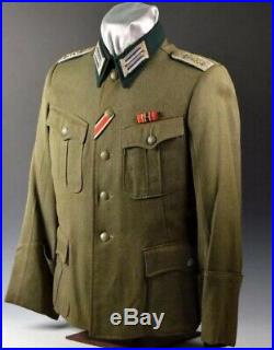 WWII German Army Medical Officers Tunic with Original Ribbons and Award loops