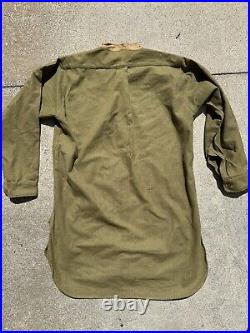 WWII German Army Shirt 1940s Wehrmacht Wool