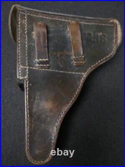 WWII German Army Wehrmacht P38 Walther Pistol Holster 1943 JLN Original