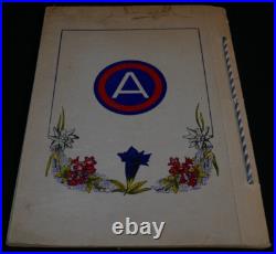 WWII German Occupation US 3rd Army Souvenir Picture Book BAVARIA, Handbound Cord