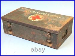 WWII German Verbandkasten Military First Aid Box Army Group North Courland Attic