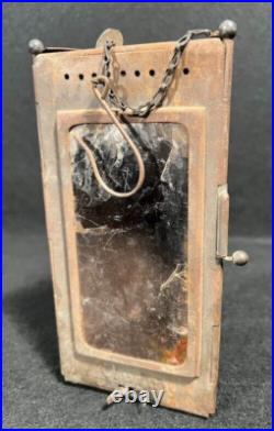 WWII German Wehrmacht Army Candle Trench / Bunker Holder DRGM Rare
