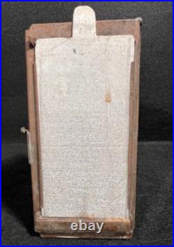 WWII German Wehrmacht Army Candle Trench / Bunker Holder DRGM Rare