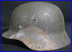 WWII German Wehrmacht Army M40 Steel Helmet Battlefield Relic Water Recovery