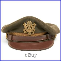 WWII Gregory Peck TWELVE O'CLOCK HIGH Movie Screen Worn Army Officer Cap & Paper