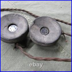 WWII Head Set KIT HS38 Army Air Corps ANB-H-1 receivers withear pads (KT2)