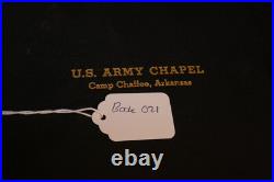 WWII Holy Bible U. S. Army Chapel Camp Chaffee Arkansas ABS Family Records Period