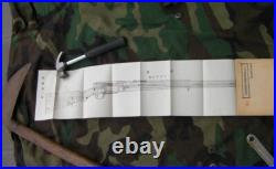 WWII Imperial Japanese Army Arisaka Type 38 Rifle Manual with Foldout Diagram