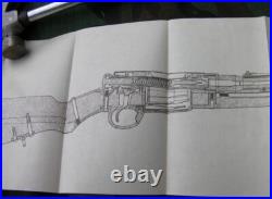 WWII Imperial Japanese Army Arisaka Type 38 Rifle Manual with Foldout Diagram