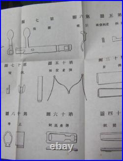 WWII Imperial Japanese Army Arisaka Type 38 Rifle Manual with Foldout Diagram