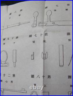 WWII Imperial Japanese Army Arisaka Type 38 Rifle Manual with Foldout Diagram