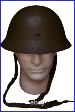 WWII Imperial Japanese Army Home Guard National Defense Type Helmet Late-War