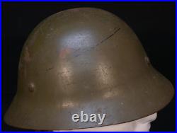 WWII Imperial Japanese Army Home Guard National Defense Type Helmet Late-War