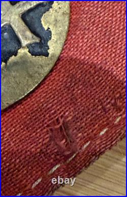 WWII Imperial Japanese Army (IJA) Kempeitai Ken  Inspection Armband READ