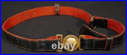 WWII Imperial Japanese Army IJA Officers Dress Uniform Leather Belt & Buckle