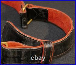WWII Imperial Japanese Army IJA Officers Dress Uniform Leather Belt & Buckle