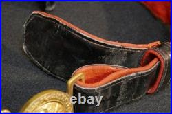 WWII Imperial Japanese Army IJA Officers Dress Uniform Leather Belt & Buckle
