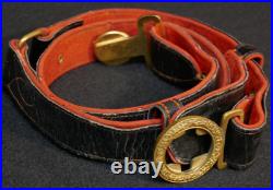 WWII Imperial Japanese Army IJA Officers Dress Uniform Leather Belt & Buckle