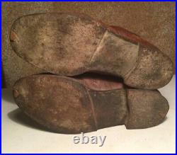 WWII Imperial Japanese Army Medical Officer's Lace-Up Boots, Rare Collectible