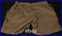 WWII Imperial Japanese Army Navy Tropical Combat Shorts with Tie Well Marked