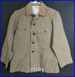 WWII Imperial Japanese Army Sergeant Major Uniform Coat Named / Marked Orig