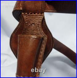 WWII Imperial Japanese Army Standard Bearer Leather Belt Authentic