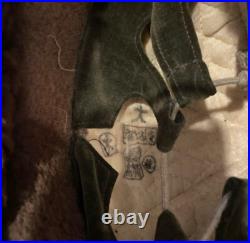 WWII Imperial Japanese Army Tank Crew Winter Leather Helmet with Star Marking