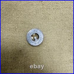 WWII Indochina French Army Side Bag Linen Mint Dated 1934