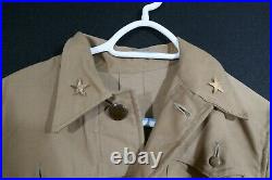 WWII Italian Army North Africa Bush / Syriana Jacket Large Size & Belt Fine Orig