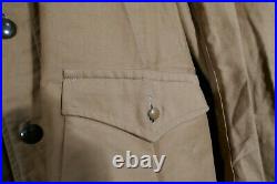 WWII Italian Army North Africa Bush / Syriana Jacket Large Size & Belt Fine Orig