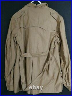 WWII Italian Army North Africa Bush / Syriana Jacket Large Size & Belt Fine Orig