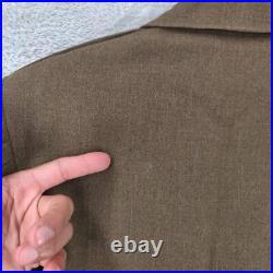 WWII Jacket US Army 63rd Infantry Division Enlisted Ike Wool Uniform 38 Small