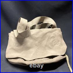 WWII Japanese Army Military Bag Backpack Canvas Vintage 1940s Original