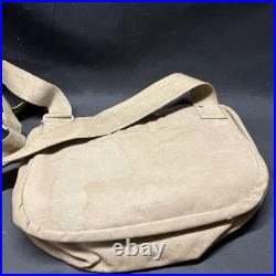 WWII Japanese Army Military Bag Backpack Canvas Vintage 1940s Original
