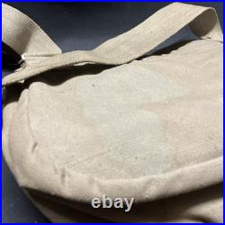 WWII Japanese Army Military Bag Backpack Canvas Vintage 1940s Original