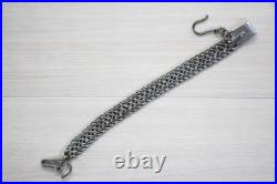 WWII Japanese Army Officer Metal Chain Sword Hanger 14in Shin Gunto IJA P59