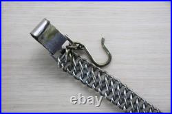 WWII Japanese Army Officer Metal Chain Sword Hanger 14in Shin Gunto IJA P59 WWII Japanese Army Officer Metal Chain Sword Hanger 14in Shin Gunto IJA P59