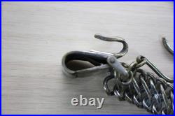 WWII Japanese Army Officer Metal Chain Sword Hanger 14in Shin Gunto IJA P59