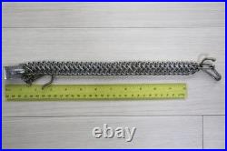 WWII Japanese Army Officer Metal Chain Sword Hanger 14in Shin Gunto IJA P59