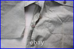 WWII Japanese Army Tropical Bousho Juban Shirt 1945 Unissued Osaka Depot P58