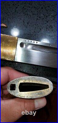 WWII Japanese Army officer's NCO sword WITH NAME TAG