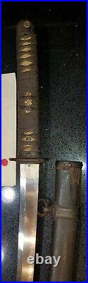 WWII Japanese Army officer's samurai sword shin gunto collectible