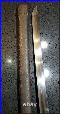 WWII Japanese Army officer's samurai sword shin gunto collectible with papers